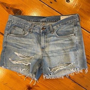 Rag & Bone denim cutoffs size 28